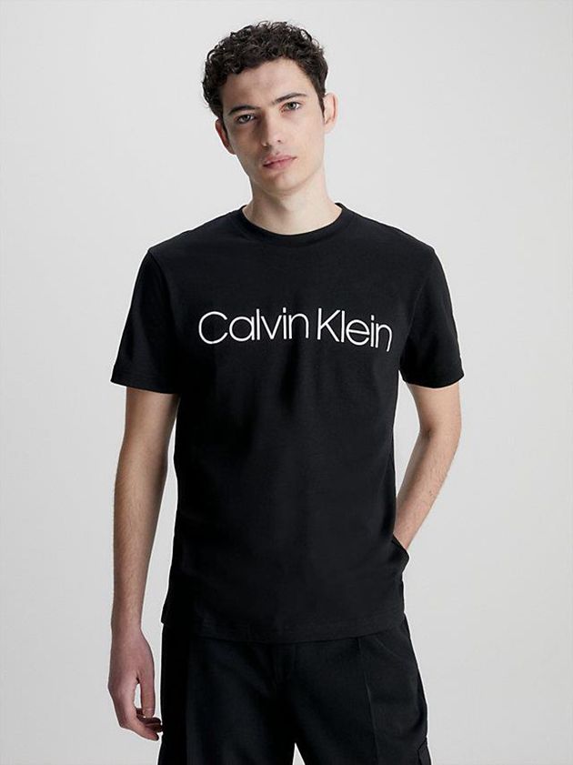 Calvin Klein USA Logo Mens T-Shirt Black 7396084-VI